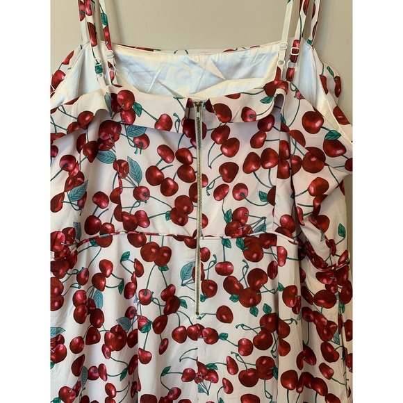 City Chic Cherry Rockabilly Pinup Girl Midi Dress Plus Size 20 NEW - Picture 7 of 13
